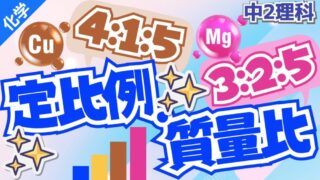 定比例　質量比