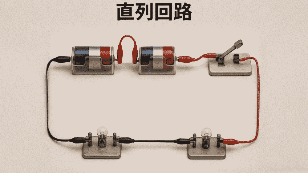 直列回路 実物写真